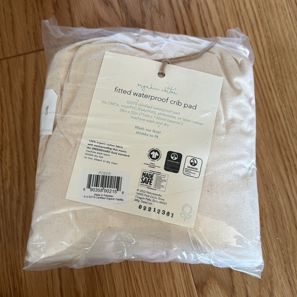 Naturepedic waterproof crib pad - Picture 2 of 3